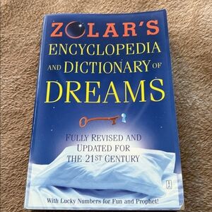 Zolars Encyclopedia & dictionary of Dreams lucky numbers paperback book